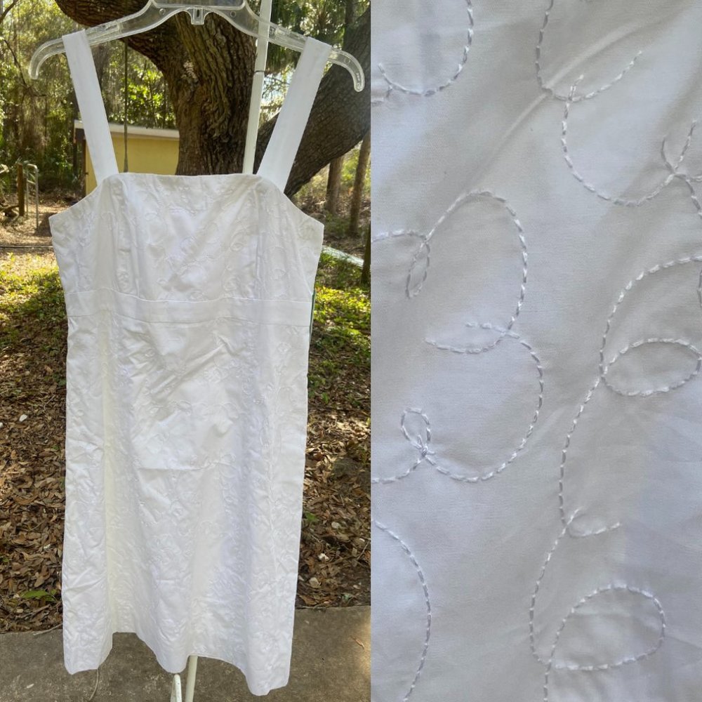 NWT Lilly Pulitzer Bowen oh poodles embroidery shift dress sz 8